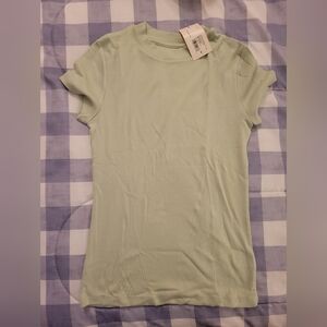 NWT Light Green Short Sleeve Top